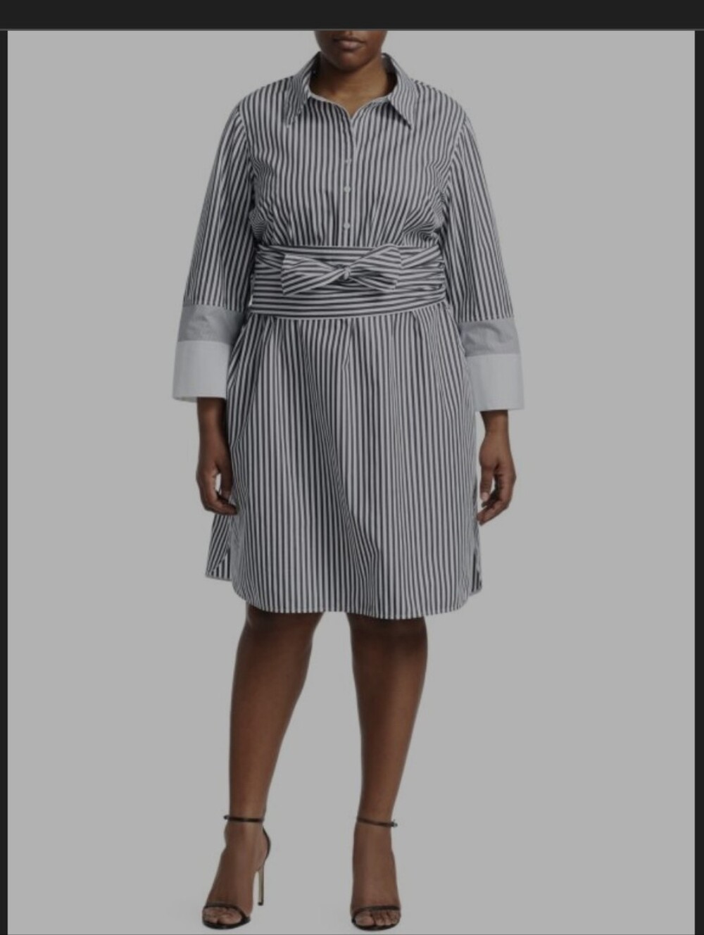 Lafayette 148 New York Fabiola tied shirt Dress NEW with tags XL